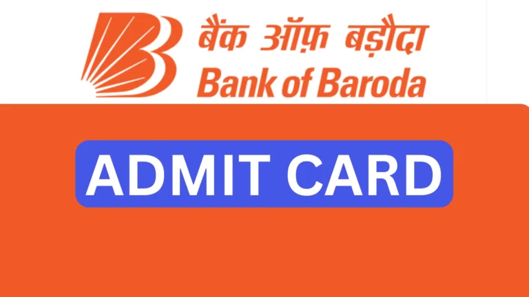 Bank of Baroda Peon PET Admit Card 2026