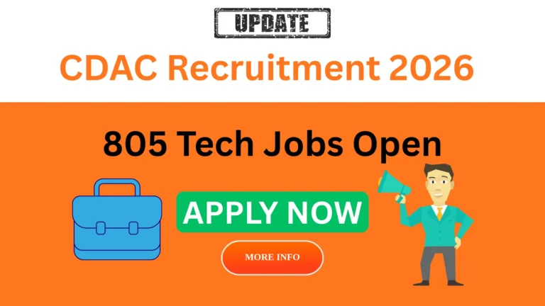 CDAC Recruitment 2026
