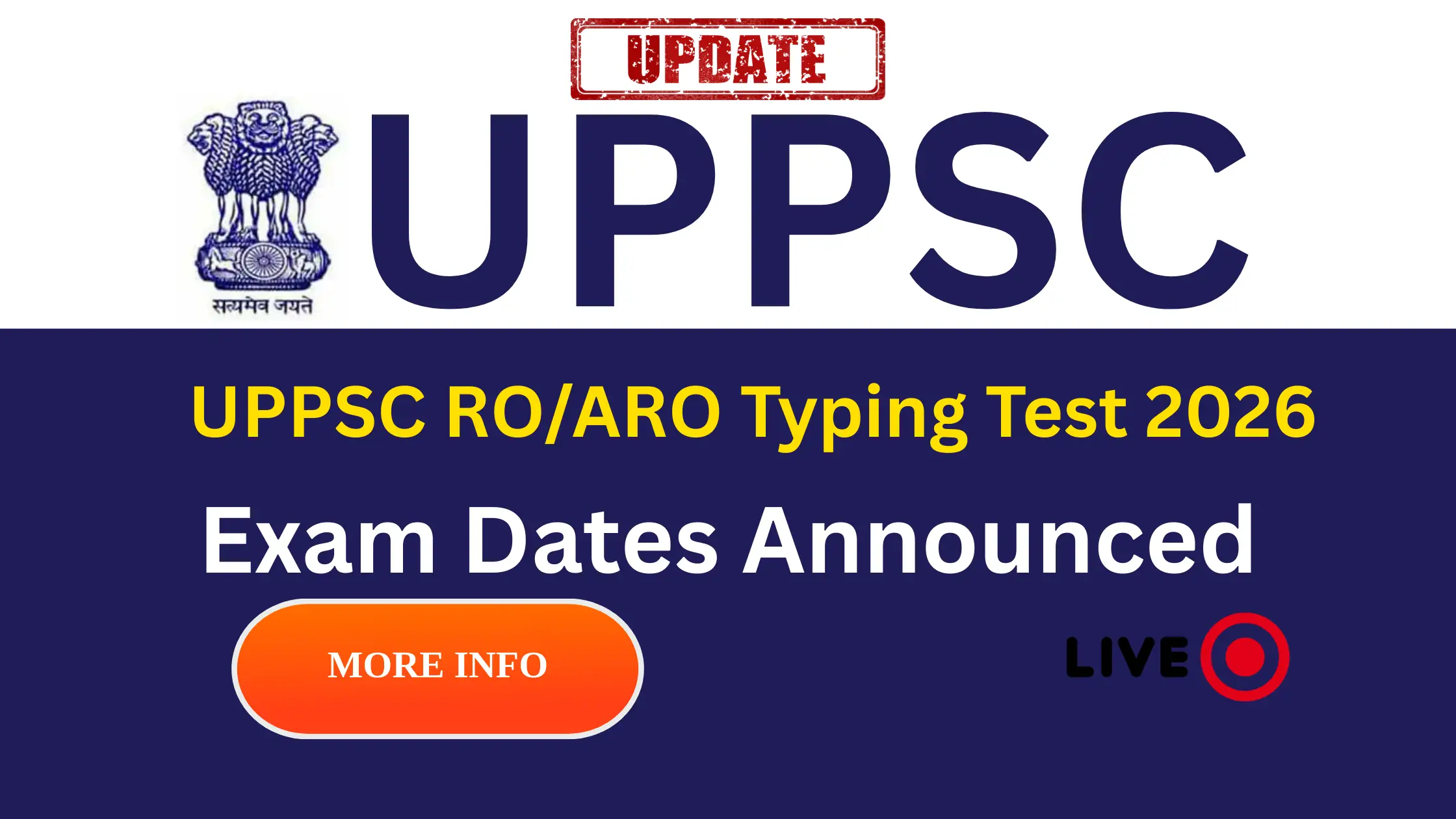 UPPSC ROARO Typing Test Date 2026