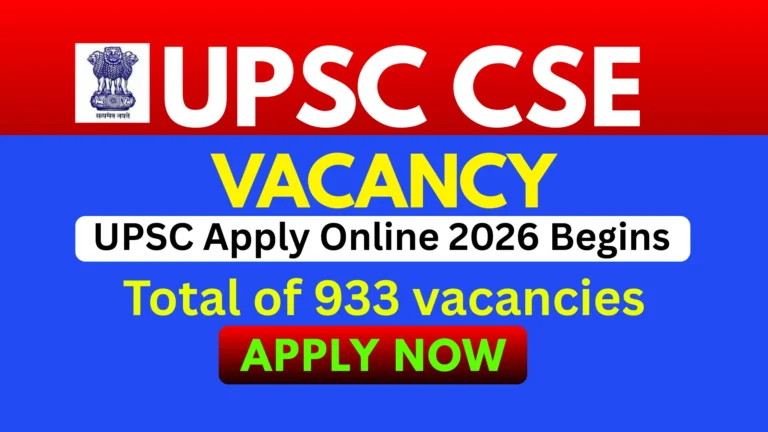 UPSC Apply Online 2026