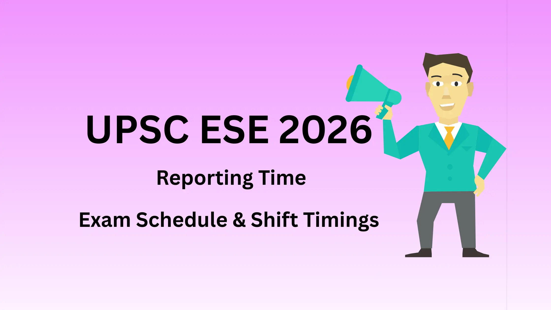 UPSC ESE 2026 Exam Today