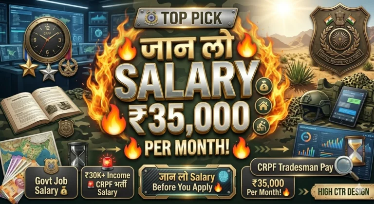 CRPF Tradesman Salary 2026