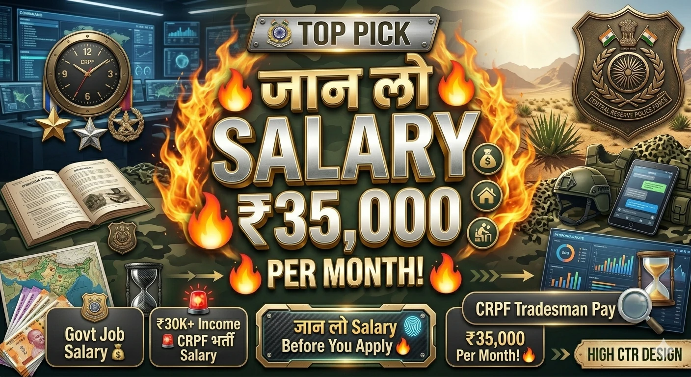 CRPF Tradesman Salary 2026