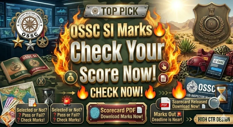 OSSC SI Marks 2026