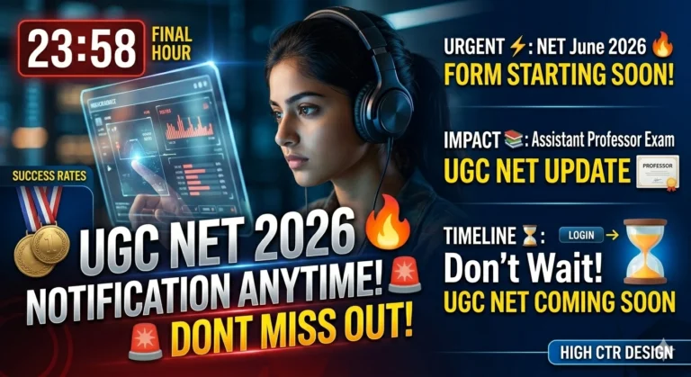 UGC NET June 2026 Notification Soon