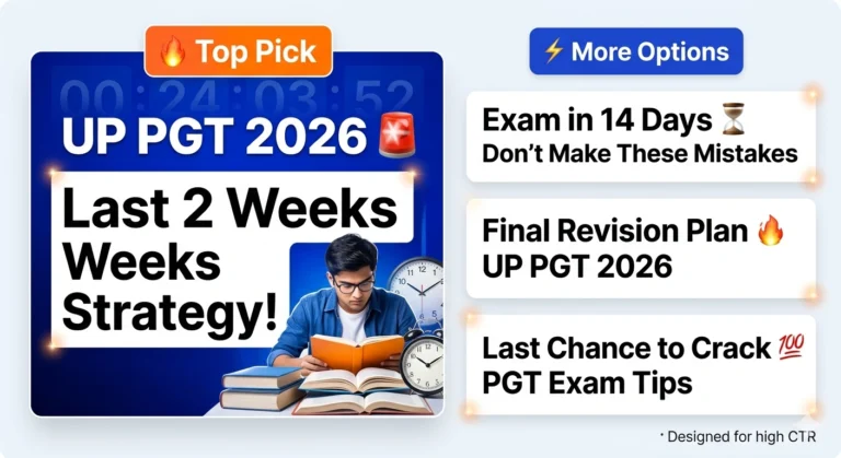 UP PGT Exam 2026